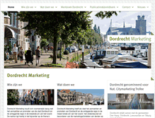 Tablet Screenshot of dordrechtmarketing.nl